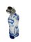 Bottiglietta per profumo piccola blu e cristallina con tappo argentato, Francia, Immagine 5