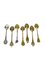 Silver and Enamel Spoons from Various Places in Europe, Set of 7, Image 3