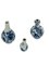 Vases Kangxi Miniatures en Porcelaine Bleue et Blanche, Chine, 18ème Siècle, Set de 3 3