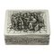 Small Dutch Silver Box with a Scene After a Painting by Jan Steen 1