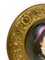 19th Century German Porcelain & Bronze Plate Depicting a Young Female, Image 4