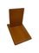Cognac Colored Stitched Leather Desk Set, Set of 4 6