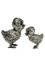 Spanish Silver Salt and Pepper Shakers in the Shape of Chicks, 1940s, Set of 2, Image 2