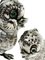 Spanish Silver Salt and Pepper Shakers in the Shape of Chicks, 1940s, Set of 2, Image 7