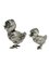 Spanish Silver Salt and Pepper Shakers in the Shape of Chicks, 1940s, Set of 2 4