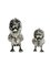 Spanish Silver Salt and Pepper Shakers in the Shape of Chicks, 1940s, Set of 2, Image 5