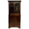 19th Century Dutch Oak Display Corner Cabinet 1