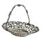 Dutch Silver Bonbon Basket with Movable Handle by G. Schoorl, 1956 1