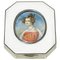 Silber Emaillierte Schachtel mit Miniatur Gemälde von Rudolf Steiner, 1899 1