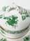 Green Porcelain Chinese Bouquet Apponyi Tea Set from Herend Hungary, Set of 10 4