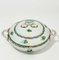 Green Porcelain Chinese Bouquet Apponyi Tureen with Handles from Herend Hungary, Image 2
