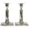 Mid-Century Dutch Silver Candleholders, Set of 2, Image 1