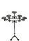 Floor Candleholder in Wrought Iron, Image 2