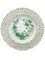 Green Wall Decoration Plates in Porcelain, Set of 2 4