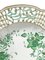 Green Wall Decoration Plates in Porcelain, Set of 2 2