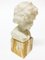 Kleine Büste aus Alabaster auf Marmorsockel von Daniel Greiner, Deutschland, 1900 2