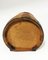 19th Century English Barrel Shaped Wall Mounted Salt Box 5