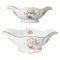 Saucières Bouquet Framboise en Porcelaine de Herend Hongrie, Set de 2 1