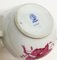Chinese Bouquet Raspberry Porcelain Tea Pot & Milk and Sugar Pots from Herend Hungary, Set of 3 4