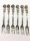 Silver Pastry Forks, Teaspoons and Sugar Scoop by Christoph Widmann, Germany, Set of 13 2