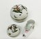 Rothschild Porcelain Round Lidded Boxes and Shoe from Herend Hungary, Set of 3 3