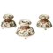 Japanese Arita Tripod Salt Cellars, 1690-1730, Set of 3, Image 1