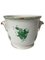 Grands Pots Bouquet Apponyi en Porcelaine Verte de Herend Hongrie, Set de 2 4