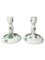 Chinese Bouquet Apponyi Green Porcelain Candleholders from Herend Hungary, Set of 2, Image 2