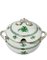 Chinese Bouquet Apponyi Green Porcelain Soup Tureen with Handles from Herend 2