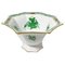 Cuenco chino Bouquet Apponyi pequeño de porcelana verde de Herend Hungary, Imagen 1