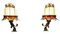 Large Stained Glass Wall Lamps, Set of 2, Image 2