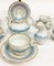 19th Century Miniature Child's Tea Service in Porcelain, Set of 9 3