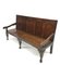 18th Century English Oak Settle Hall Bench, Image 2