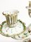 Large Baroque Style Green and Gold Porcelain Candelabra from Herend Hungary, Image 8