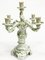 Large Baroque Style Green and Gold Porcelain Candelabra from Herend Hungary 3