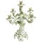 Large Baroque Style Green and Gold Porcelain Candelabra from Herend Hungary 1