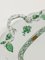 Plato de servicio Chinese Bouquet Apponyi de porcelana verde con asas de Herend, Imagen 3