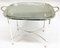 English Silver-Plated Tea Table from Harrison Brothers & Howson, Set of 2, Image 9