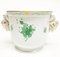 Chinese Bouquet Apponyi Green 3 Cache Pots With Ram Head Handles from Herend, Set of 3, Image 3