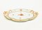 Chinese Porcelain Bouquet Apponyi Rust Ribbon Tray from Herend, Hungary, Image 2