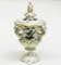 Vase à Couvercle avec Poignées Cygnes de Herend Rothschild 4