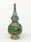 18th Century Chinese Porcelain Colored Double Gourd Vase in Floral Design from Kangxi, Image 2
