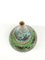 Jarrón chino doble de porcelana de colores con diseño floral de Kangxi, Imagen 6
