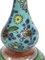 18th Century Chinese Porcelain Colored Double Gourd Vase in Floral Design from Kangxi, Image 3