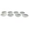 Small Frosted-Glass Bowls by A.D. Copier for Leerdam, Netherlands, 1930s, Set of 8, Image 1