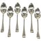 18th Century Dutch Haags Lofje Silver Spoons, The Hague, 1758, Set of 6 1