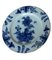 Large 18th Century Dutch Blue Charger & Plates from Delft, Set of 4 2