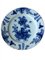 Large 18th Century Dutch Blue Charger & Plates from Delft, Set of 4 8