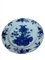 Large 18th Century Dutch Blue Charger & Plates from Delft, Set of 4 7