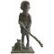 Dutch Bronze Dangling Boy Sculpture by Adri De Waard 1